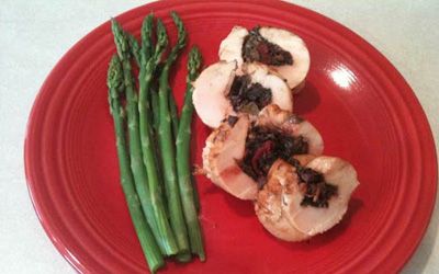 Swiss Chard Stuffed Chicken Breast