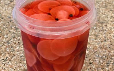 Pickled Red Radishes